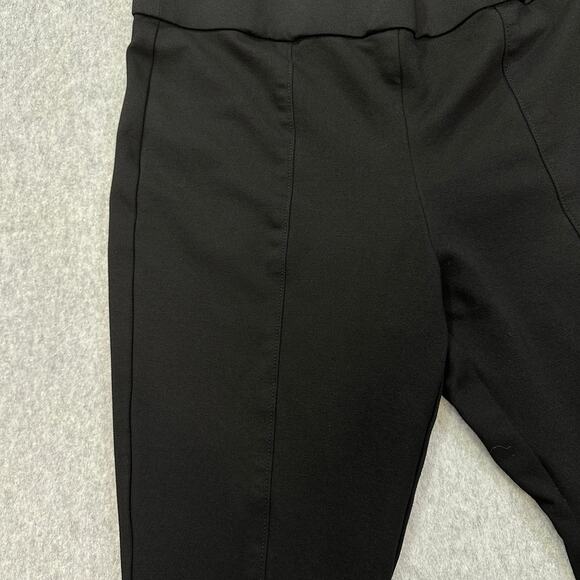 Anne Klein Pants WMNS XL High Rise Tummy Control Seamed Skinny Ankle Black Ponte - Picture 6 of 15